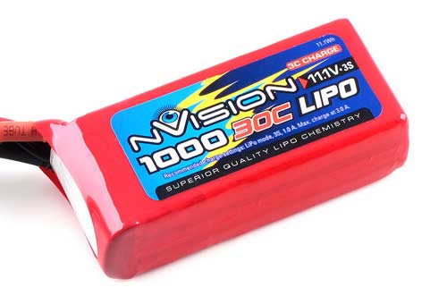 KYNVO1807 - nVision 11.1V 3S1P 1000mAh 30C KYNVO1807