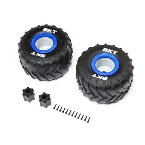 LOS-1819 - BKT 2.6 Monster Truck Tire. Med. Premount. Blue (2): LMT 2.0 LOSI LOS-1819 LOS-1819 - BKT 2.6 Monster Truck Tire. Med. Premount. Blue (2): LMT 2.0 LOSI LOS-1819