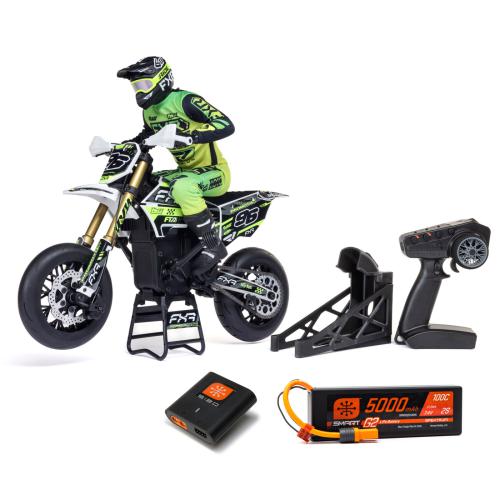 LOS-2310 - 1_4 Promoto-SM FXR Supermoto Motorrad RTR. weiSz LOSI LOS-2310 LOS-2310 - 1_4 Promoto-SM FXR Supermoto Motorrad RTR. weiSz LOSI LOS-2310