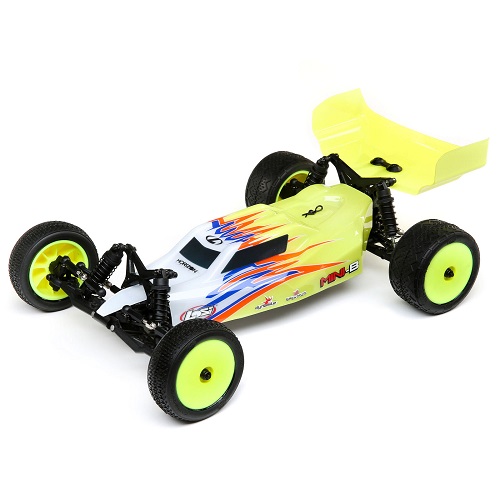 LOS01016T3 - Losi Mini-B 2WD Buggy Brushed 1:16 - RTR. Yellow_White LOS01016T3