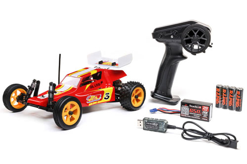 LOS01020T1 - 1_16 Mini JRX2 2WD Buggy Brushed RTR. Red LOSI LOS01020T1