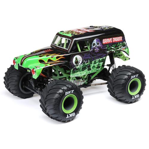LOS01026T1 - 1_18 Mini LMT 4X4 Brushed Monster Truck RTR. Grave Digger LOSI LOS01026T1 LOS01026T1 - 1_18 Mini LMT 4X4 Brushed Monster Truck RTR. Grave Digger LOSI LOS01026T1