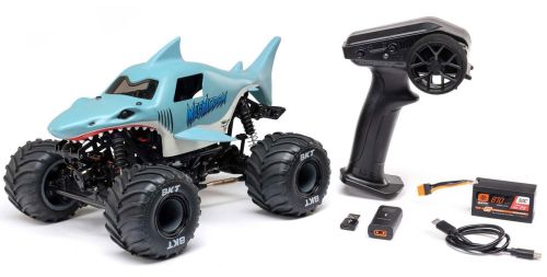 LOS01026T3 - 1_18 Mini LMT Megalodon 2S 4X4 RTR Brushed Monster Truck. Blau LOSI LOS01026T3 LOS01026T3 - 1_18 Mini LMT Megalodon 2S 4X4 RTR Brushed Monster Truck. Blau LOSI LOS01026T3