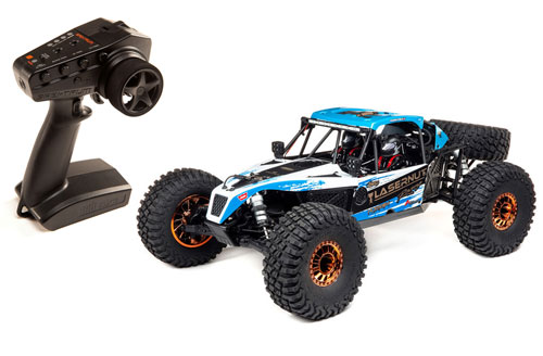 LOS03028T1 - Lasernut U4 4WD Rock Racer Brushless RTR with Smart and AVC 1_10 Blue LOSI LOS03028T1