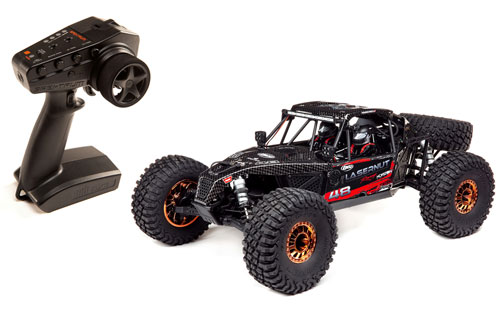 LOS03028T2 - Lasernut U4 4WD Rock Racer Brushless RTR with Smart and AVC 1_10 Black LOSI LOS03028T2