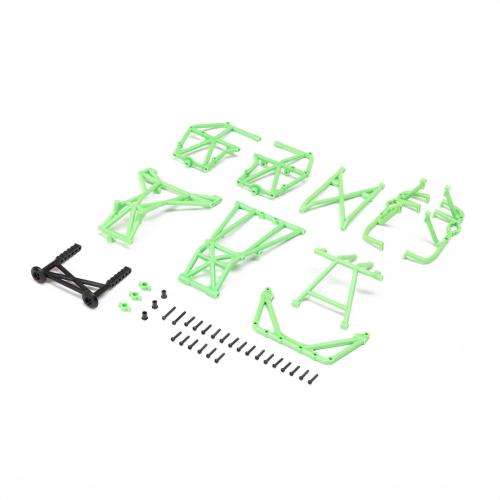 LOS211049 - Cage Set Complete. Green: Mini LMT LOSI LOS211049 LOS211049 - Cage Set Complete. Green: Mini LMT LOSI LOS211049