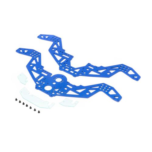 LOS211053 - Chassis Plate Set. Blue: Mini LMT LOSI LOS211053 LOS211053 - Chassis Plate Set. Blue: Mini LMT LOSI LOS211053