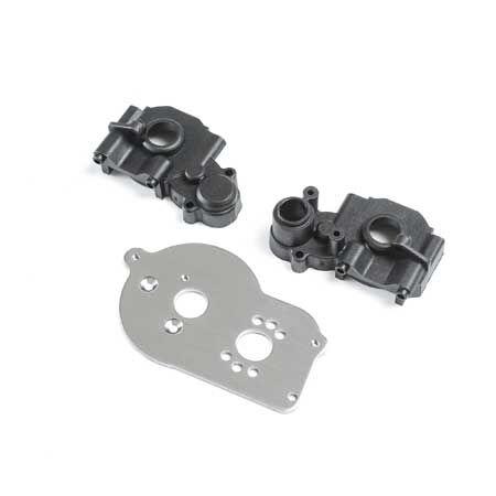 LOS212021 - Transmission Case & Motor Plate: Mini-B LOSI LOS212021 LOS212021 - Transmission Case & Motor Plate: Mini-B LOSI LOS212021