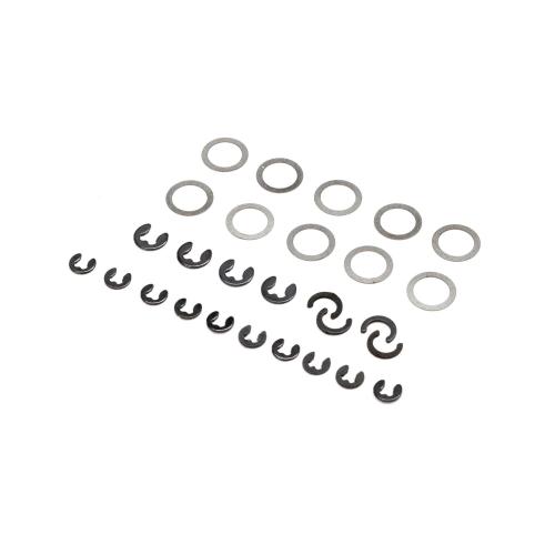 LOS216009 - E-Clip and Shim Set: Mini LMT LOSI LOS216009 LOS216009 - E-Clip and Shim Set: Mini LMT LOSI LOS216009