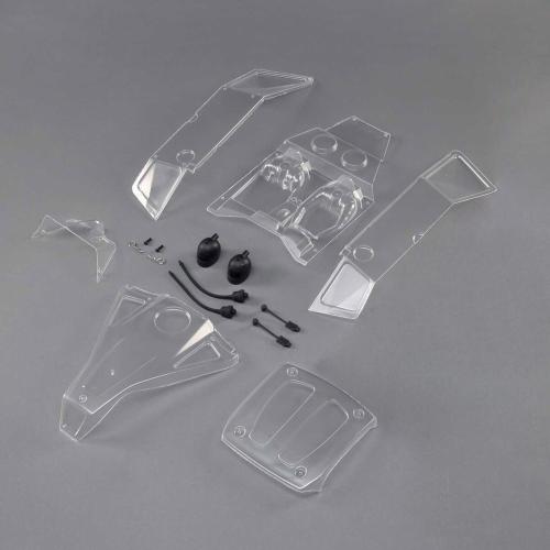 LOS230077 - Clear Body Set: Lasernut U4 LOSI LOS230077 LOS230077 - Clear Body Set: Lasernut U4 LOSI LOS230077