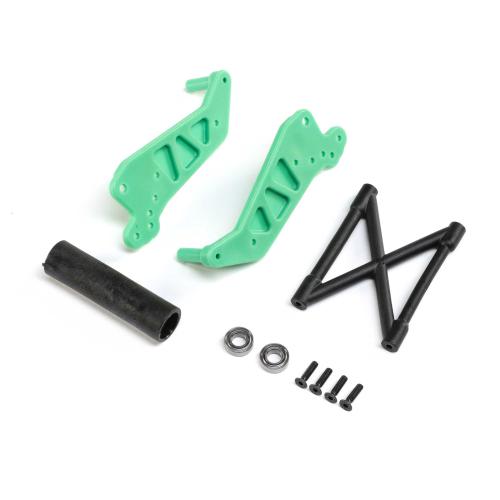 LOS241029 - Wheelie Bar Set. Green: LMT LOSI LOS241029 LOS241029 - Wheelie Bar Set. Green: LMT LOSI LOS241029