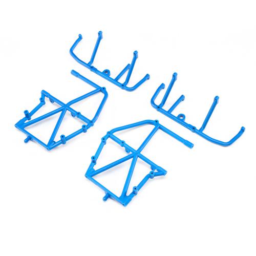 LOS241047 - Side Cage and Lower Bar. Blue: LMT LOSI LOS241047 LOS241047 - Side Cage and Lower Bar. Blue: LMT LOSI LOS241047