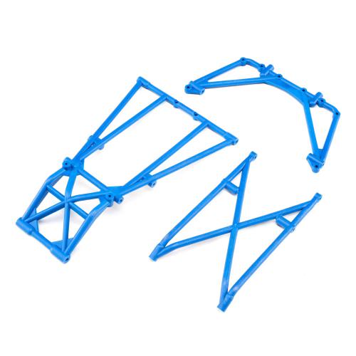 LOS241049 - Rear Cage and Hoop Bars. Blue: LMT LOSI LOS241049 LOS241049 - Rear Cage and Hoop Bars. Blue: LMT LOSI LOS241049