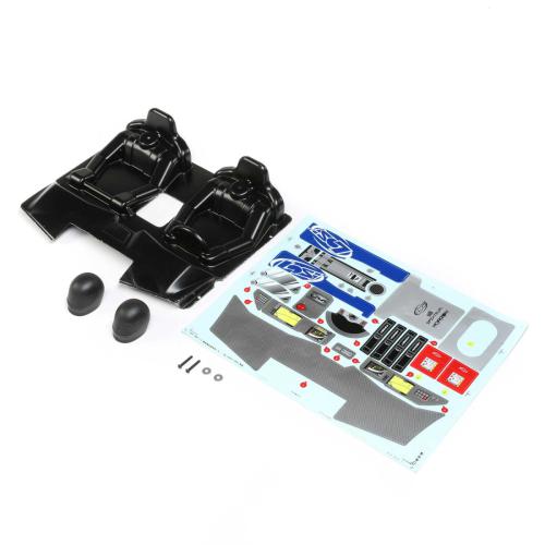 LOS250047 - Interior Set with Helmets. Clear: SBR 2.0 LOSI LOS250047 LOS250047 - Interior Set with Helmets. Clear: SBR 2.0 LOSI LOS250047