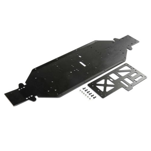 LOS251090 - Chassis with Brace. 4mm Black: DBXL-E 2.0 LOSI LOS251090 LOS251090 - Chassis with Brace. 4mm Black: DBXL-E 2.0 LOSI LOS251090