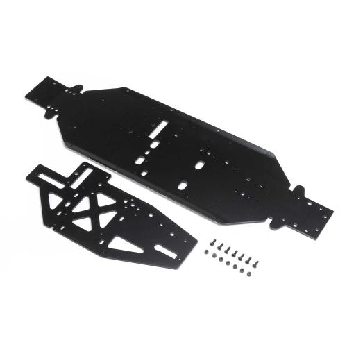 LOS251113 - Chassis w_Brace Plate. 4mm. Black: DBXL 2.0 LOSI LOS251113 LOS251113 - Chassis w_Brace Plate. 4mm. Black: DBXL 2.0 LOSI LOS251113