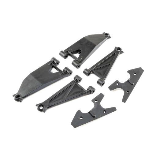 LOS254037 - Front Suspension Arm Set Upper_ Lower (Left and Right): Super Baja Rey LOSI LOS254037 LOS254037 - Front Suspension Arm Set Upper_ Lower (Left and Right): Super Baja Rey LOSI LOS254037