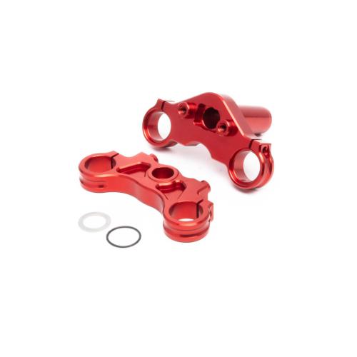 LOS364002 - Aluminum Triple Clamp Set. Red: PM-MX LOSI LOS364002 LOS364002 - Aluminum Triple Clamp Set. Red: PM-MX LOSI LOS364002
