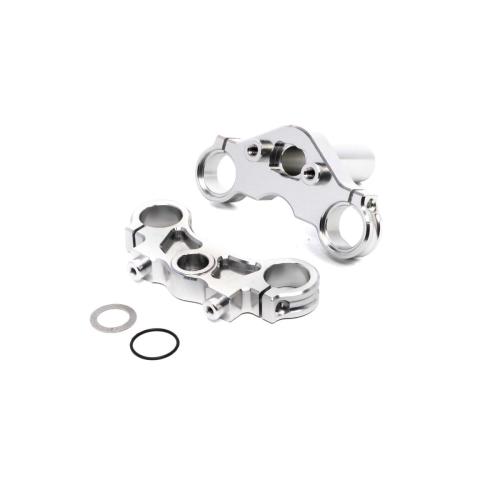 LOS364006 - Aluminum Triple Clamp Set. Silver: PM-MX LOSI LOS364006 LOS364006 - Aluminum Triple Clamp Set. Silver: PM-MX LOSI LOS364006