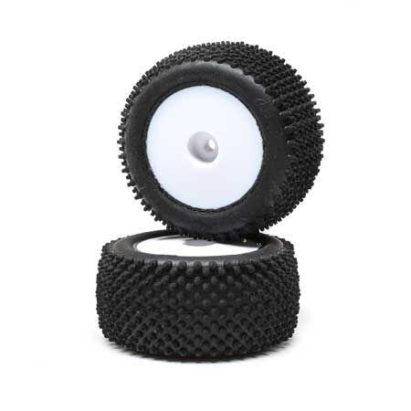 LOS41013 - Pin Tires. Rear. Mounted. White (2): Mini-T 2.0 LOSI LOS41013 LOS41013 - Pin Tires. Rear. Mounted. White (2): Mini-T 2.0 LOSI LOS41013