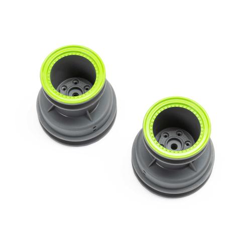 LOS41044 - MT Wheel. Green Beadlock. Lt Grey(2): Mini LMT LOSI LOS41044 LOS41044 - MT Wheel. Green Beadlock. Lt Grey(2): Mini LMT LOSI LOS41044