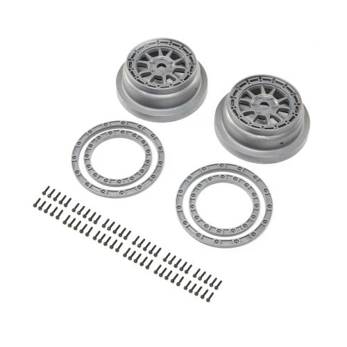 LOS43029 - Beadlock Wheel and Ring Set (2): SBR 2.0 LOSI LOS43029 LOS43029 - Beadlock Wheel and Ring Set (2): SBR 2.0 LOSI LOS43029