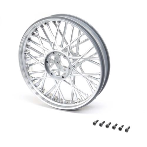 LOS46002 - Front Wheel Set. Satin Chrome: PM-MX LOSI LOS46002 LOS46002 - Front Wheel Set. Satin Chrome: PM-MX LOSI LOS46002