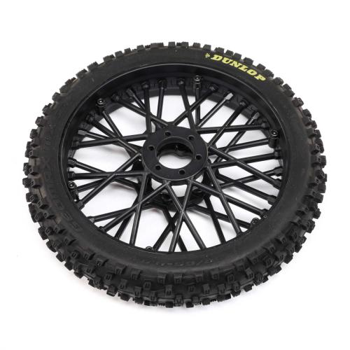 LOS46004 - Dunlop MX53 Front Tire Mounted. Black: PM-MX LOSI LOS46004 LOS46004 - Dunlop MX53 Front Tire Mounted. Black: PM-MX LOSI LOS46004