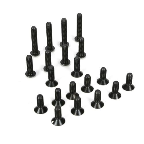 LOSB6490 - 6mm Button Head & Flat Head Screw Assortment (20): 5IVE-T. MINI WRC LOSI LOSB6490 LOSB6490 - 6mm Button Head & Flat Head Screw Assortment (20): 5IVE-T. MINI WRC LOSI LOSB6490