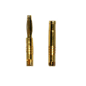 LPAA800129 - Li-Polar Goldkontakt 2mm S Stecker_Buchse (5 Stk) LPAA800129