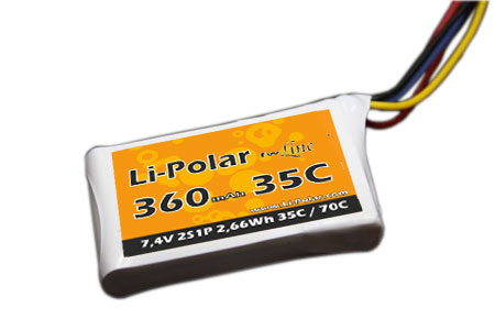 LPAA900047 - Li-Polar 7.4V 2S1P 360mAh 35C LPAA900047 LPAA900047 - Li-Polar 7.4V 2S1P 360mAh 35C LPAA900047