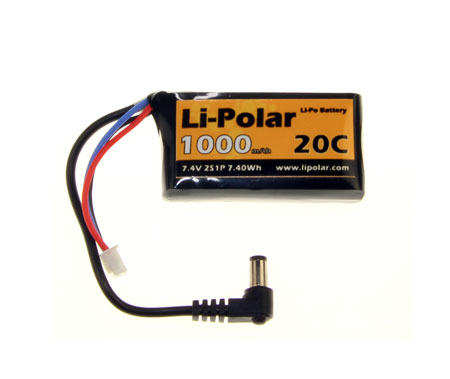 LPAA900170 - Li-Polar 7.4V 2S1P 1000mAh 20C FatShark FPV LPAA900170 LPAA900170 - Li-Polar 7.4V 2S1P 1000mAh 20C FatShark FPV LPAA900170