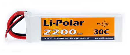 LPAA900180 - Li-Polar 11.1V 3S1P 2200mAh 30C XT60 (Stecker) LPAA900180 LPAA900180 - Li-Polar 11.1V 3S1P 2200mAh 30C XT60 (Stecker) LPAA900180