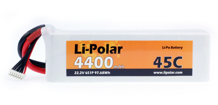 LPAA900189 - Li-Polar 22.2V 6S1P 4400mAh 45C LPAA900189 LPAA900189 - Li-Polar 22.2V 6S1P 4400mAh 45C LPAA900189