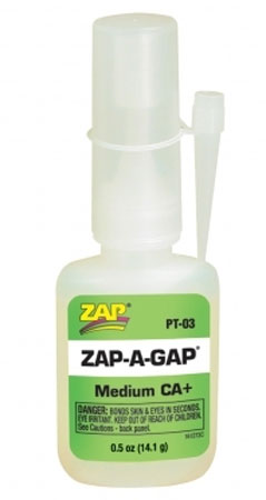 ZPT03 - Zap-A-Gap CA+ Sekundenkleber medium 14.1g ZPT03 ZPT03 - Zap-A-Gap CA+ Sekundenkleber medium 14.1g ZPT03