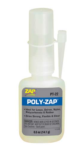 ZPT22 - Poly-Zap Kunsstofkleber 14.2g ZPT22 ZPT22 - Poly-Zap Kunsstofkleber 14.2g ZPT22