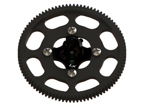 LX2563-3 - CNC Hauptzahnrad 92Z mit Nabe. schwarz - 130S LYNX LX2563-3 LX2563-3 - CNC Hauptzahnrad 92Z mit Nabe. schwarz - 130S LYNX LX2563-3