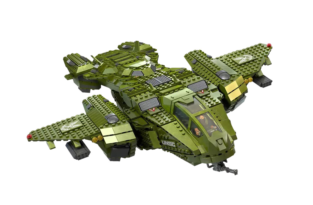 MC-GNB28 - Mega Construx Halo Infinite UNSC Pelican-Flugschiff (2024 Teile) MEGA CRONSTRUX MC-GNB28