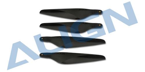 MD0753AA - 7.5 Inch Propellerpaar. schwarz (4mm) Align MD0753AA