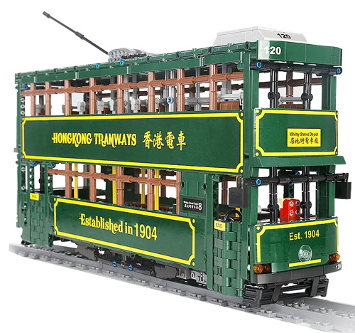 MK-KB120 - Strassenbahn Hong Kong (APP) (2528 Teile) Mould King MK-KB120