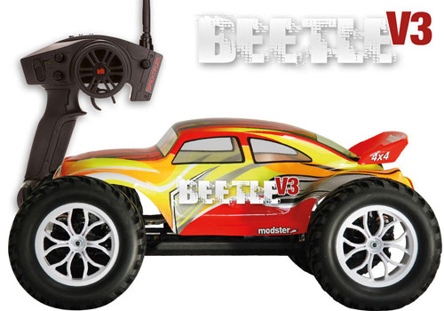 MODS152900 - AB Modster V3 EP 1:10 4WD 2.4GHz Brushed - RTR MODS152900 MODS152900 - AB Modster V3 EP 1:10 4WD 2.4GHz Brushed - RTR MODS152900