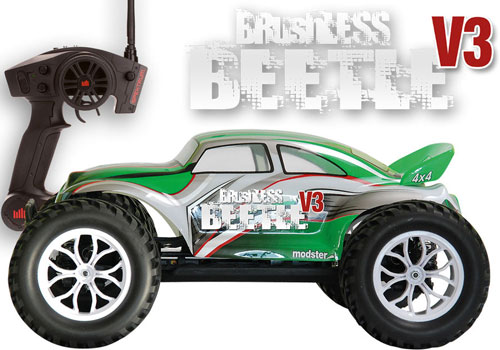 MODS152901 - AB Modster V3 EP 1:10 4WD 2.4GHz Brushless - RTR MODS152901 MODS152901 - AB Modster V3 EP 1:10 4WD 2.4GHz Brushless - RTR MODS152901
