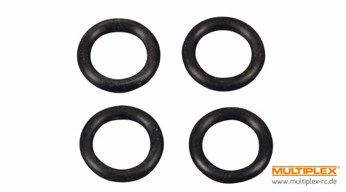 MPX-1-00128 - O-Ring 8mm UV Stabil (4 Stueck) HERON_FUNRAY Multiplex MPX-1-00128