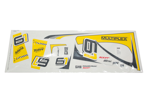 MPX-1-01012 - Dekorbogen gelb-silber - AcroMaster PRO Multiplex MPX-1-01012 MPX-1-01012 - Dekorbogen gelb-silber - AcroMaster PRO Multiplex MPX-1-01012