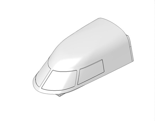 MPX-224171 - Kabinenhaube TwinStar II_BL Multiplex MPX-224171 MPX-224171 - Kabinenhaube TwinStar II_BL Multiplex MPX-224171