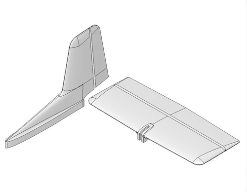 MPX-224173 - Leitwerks-Formteile TwinStar II_BL Multiplex MPX-224173 MPX-224173 - Leitwerks-Formteile TwinStar II_BL Multiplex MPX-224173