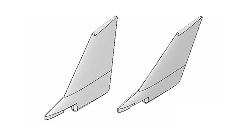 MPX-224237 - Leitwerke links_rechts FunJet Ultra Multiplex MPX-224237