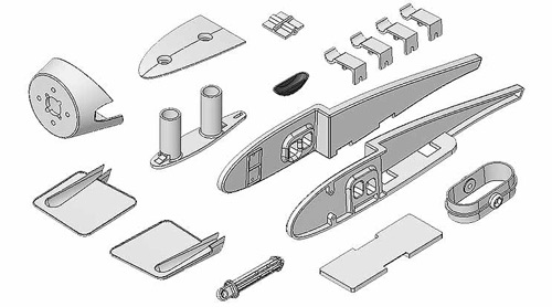 MPX-224255 - Kunststoffteilesatz Solius Multiplex MPX-224255 MPX-224255 - Kunststoffteilesatz Solius Multiplex MPX-224255