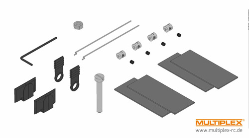 MPX-224347 - Kleinteilesatz EasyGlider 4 Multiplex MPX-224347 MPX-224347 - Kleinteilesatz EasyGlider 4 Multiplex MPX-224347