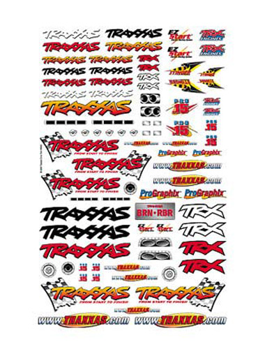 TRX9950 - Dekorbogen TEAM TRAXXAS TRX9950 TRX9950 - Dekorbogen TEAM TRAXXAS TRX9950